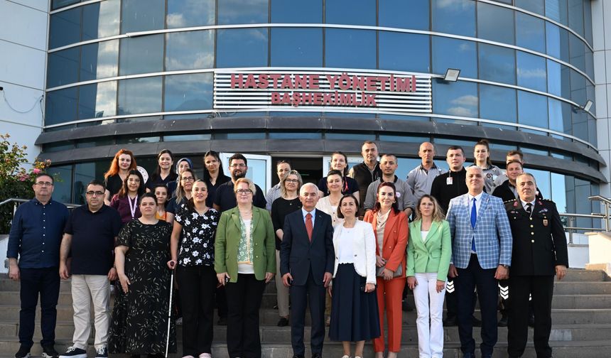 Kırklareli Protokolünden Hastaneye Bayram Ziyareti