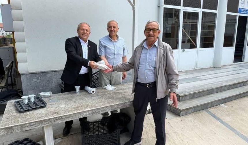 Büyükkarıştıran’da Yağmur ve Şükür Duası Düzenlendi