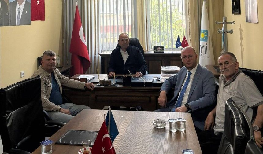 İYİ Parti’den Vize İlçe Başkanlığına Bayram Ziyareti