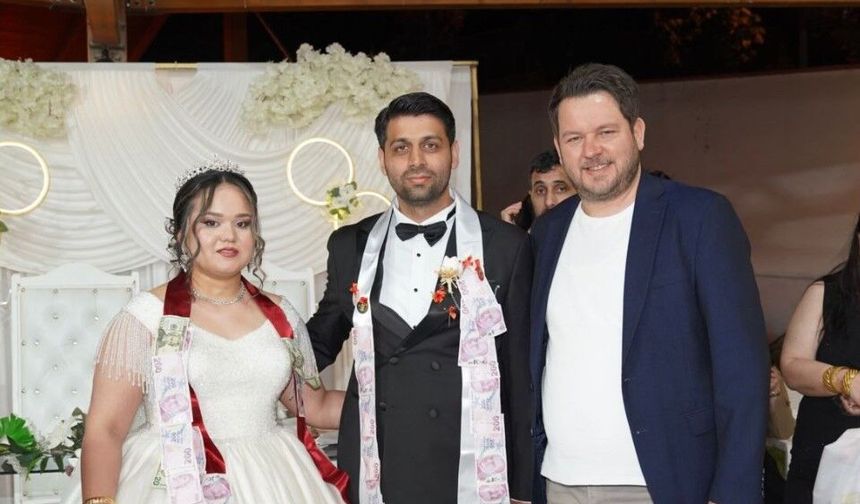 Başkan Talay Cem ve Saida’nın Düğün Törenine Katıldı