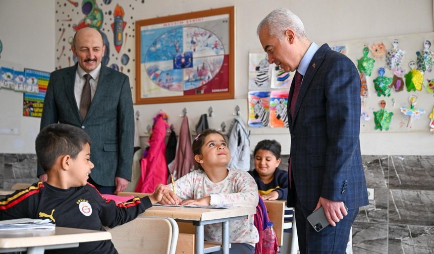 Vali Turan’dan Vali Faik Üstün İlkokulu’na Ziyaret
