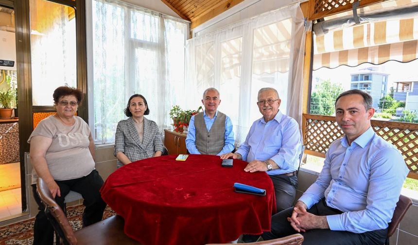 Vali Turan’dan Yavuz Ailesine Bayram Ziyareti
