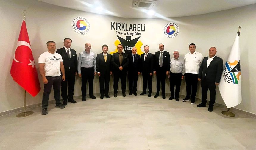 Kırklareli TSO, Büyükelçi Manasijevski’yi Ağırladı