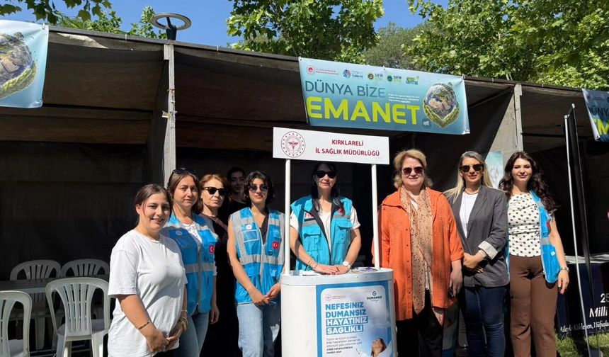 İl Sağlık Müdürlüğü Dünya Çevre Günü Etkinliklerine Katıldı