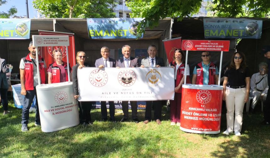 Aile ve Sosyal Hizmetler Müdürlüğü Farkındalık Standı Açtı