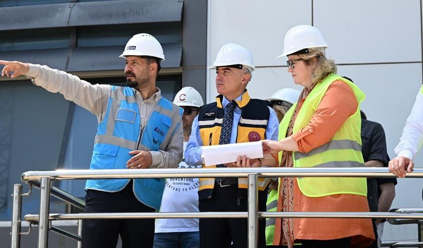 250 Yataklı Ek Hastane Binasında Çalışmalar Devam Ediyor
