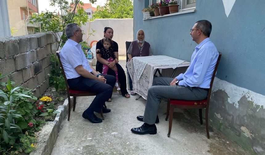 Kaymakam Özderin’den Aile Ziyaretleri