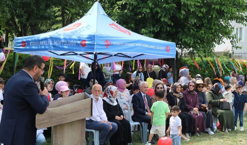 4-6 Yaş Kur’an Kursları İçin Yıl Sonu Şenliği Düzenlendi