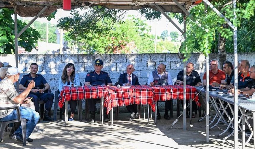 Vali Turan Yağıştan Etkilenen Ahmetçe Köyü’nde İncelemelerde Bulundu