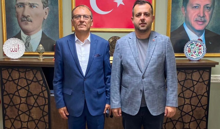 DSP İl Başkanı Doğuş’tan AK Parti’ye Ziyaret