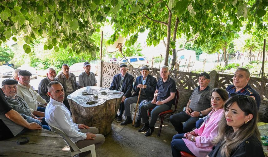 Vali Turan Kocayazı Köyü’nde Vatandaşlarla Buluştu