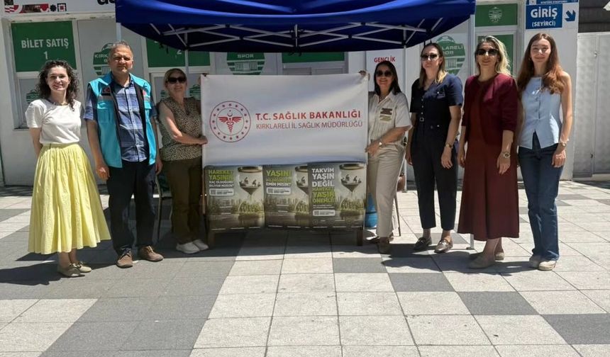 Kırklareli’nde “Hareket Yaşını Öğren, Sağlıklı Yaşa” Kampanyası Başladı