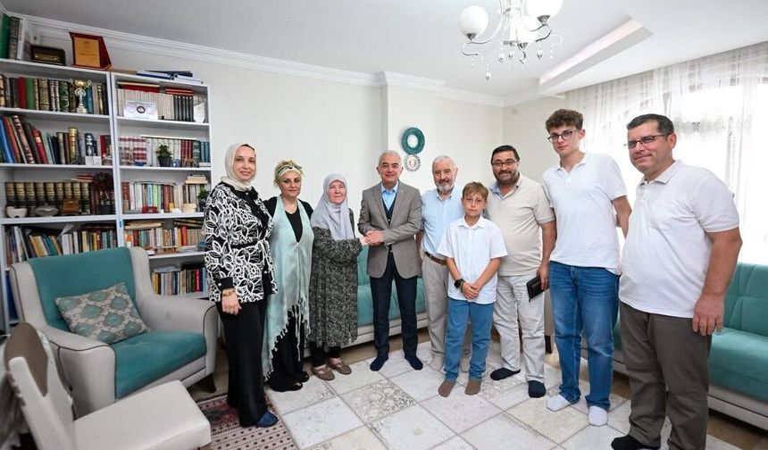 Vali Turan’dan Hacı Eser Çiftine Ziyaret