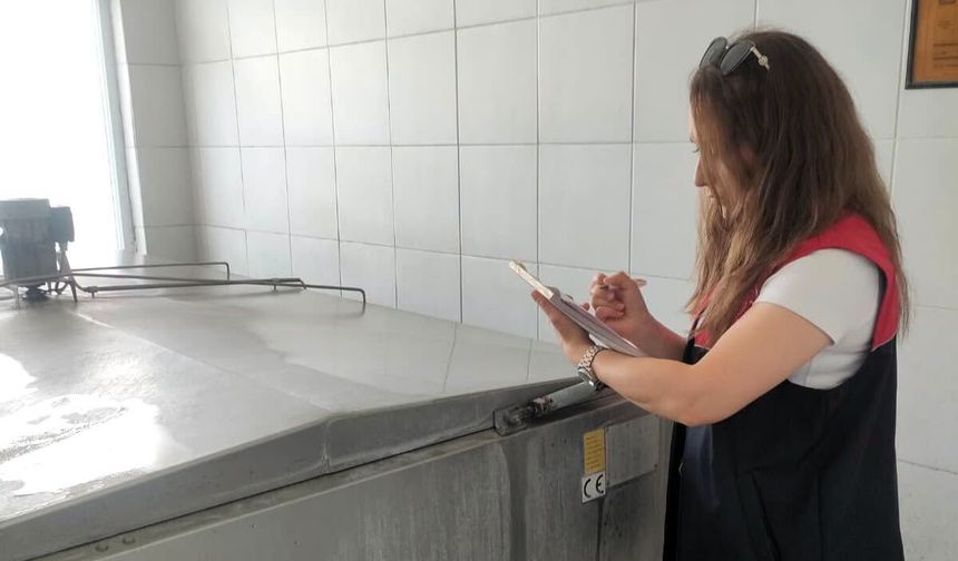 Pehlivanköy’de Çiğ Süt Denetimleri Gerçekleştirildi