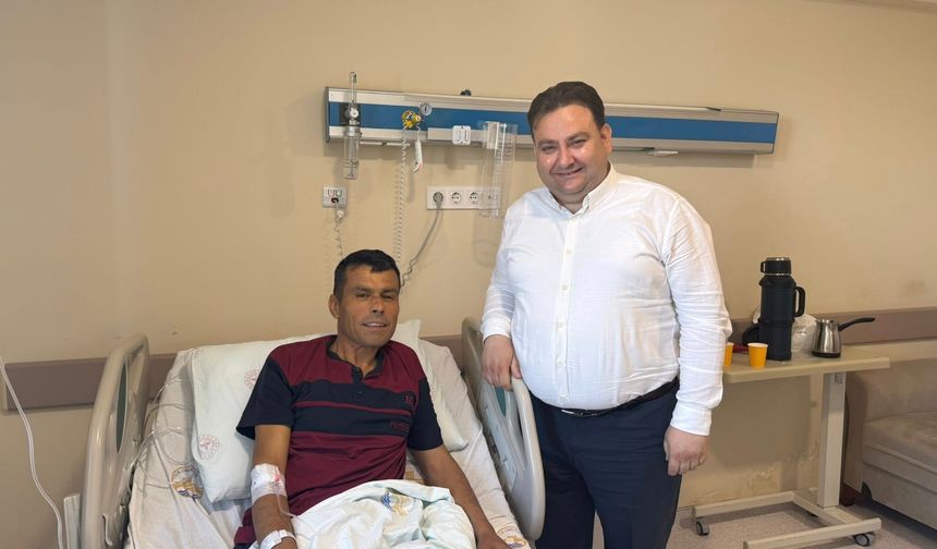 Başkan Gün’den Personele Geçmiş Olsun Ziyareti
