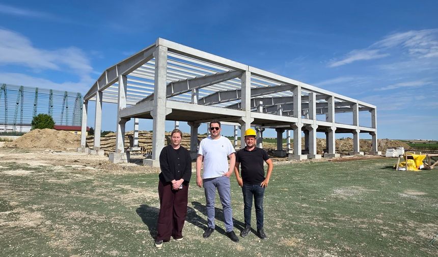 Kapalı Yüzme Havuzunda Çalışmalar Yüzde 35’e Ulaştı