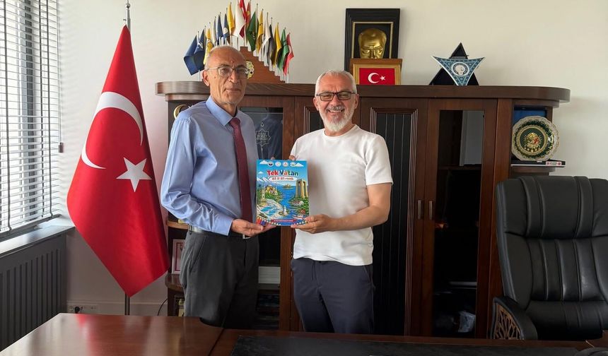 “Tek Vatan, 81 İl, 81 Renk” Kitabı Başkan Bayram’a Takdim Edildi