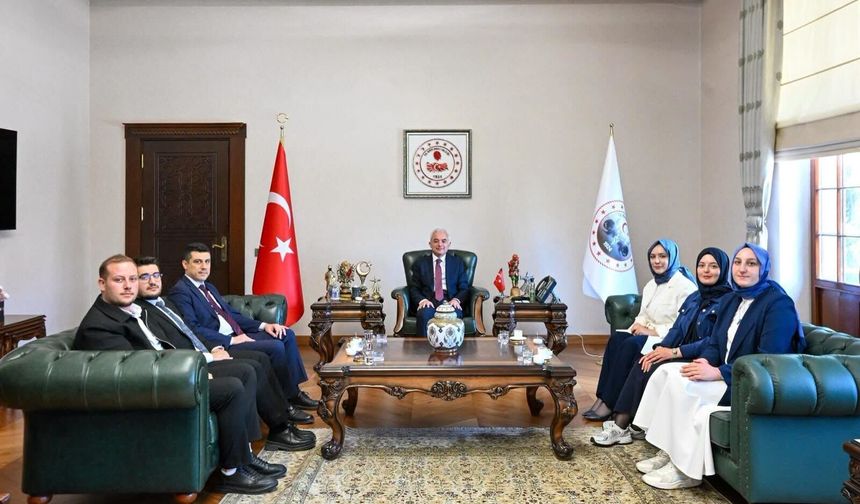 Vali Turan, TÜGVA Heyeti ve Hakim Güçlü’yü Ağırladı
