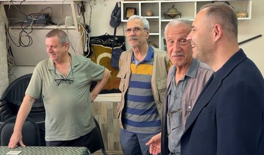 Başkan Bulut Vatandaşlarla Kahvehanelerde Buluştu