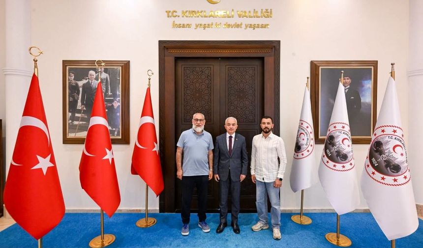 Vali Uğur Turan’dan Konuklarına Kabul