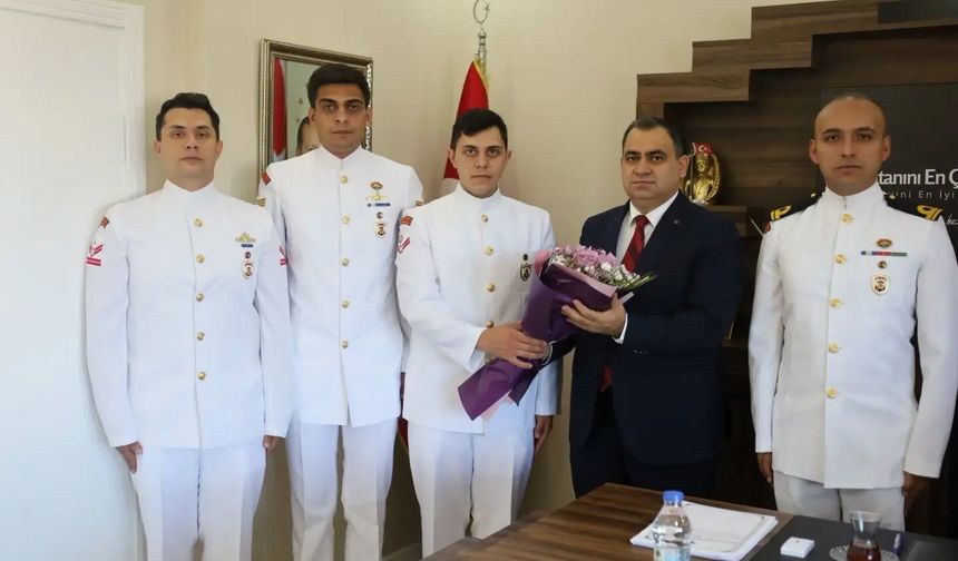 Sahil Güvenlik Heyetinden Kaymakam Balaban’a Ziyaret
