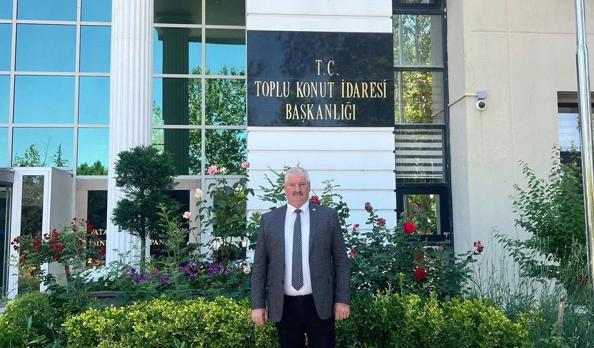 Başkan Hoşgör TOKİ’de Sosyal Konut Projesini Görüştü