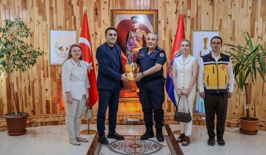 İl Sağlık Müdürlüğünden Jandarma’ya Ziyaret