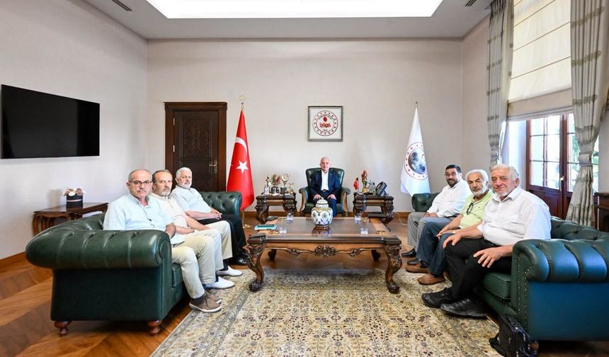 Vali Turan Eğitime Destek Platformu Temsilcilerini Ağırladı