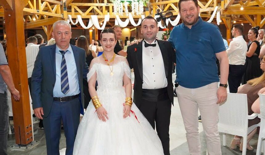 Başkan Talay Selin ve Murat’ın Düğününe Katıldı