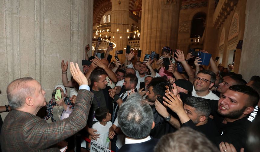 Cumhurbaşkanı Erdoğan: "Selimiye Camii'nin 450 yıllık tarihindeki en kapsamlı restorasyonu yaptık"