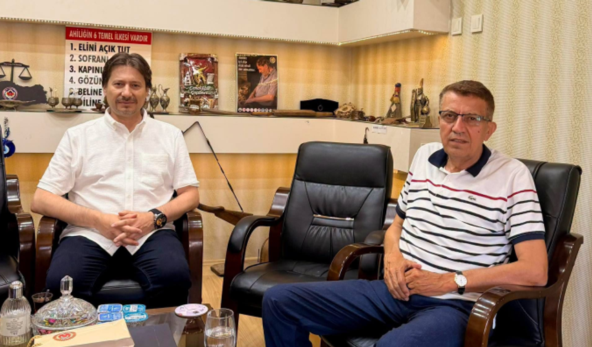 Başkan Çakır’dan Şeker’e Hayırlı Olsun Ziyareti