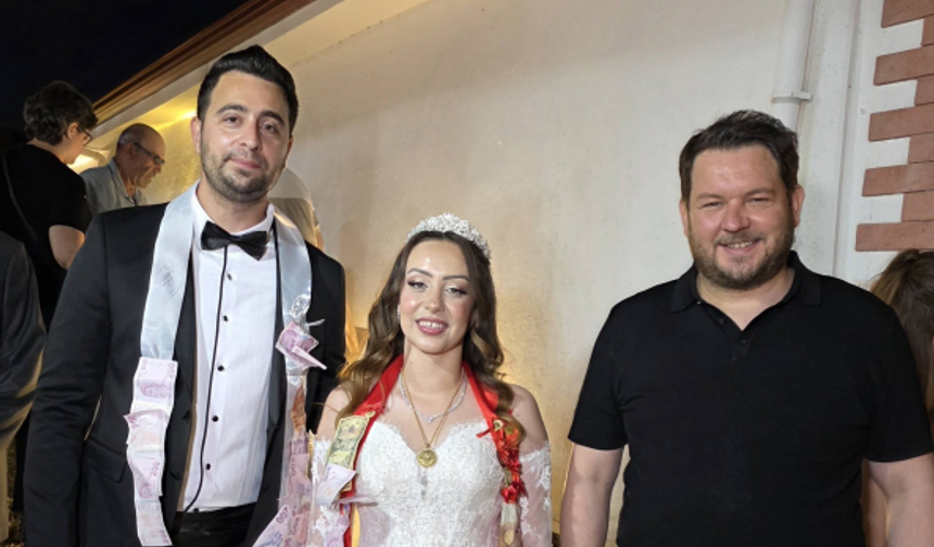 Başkan Talay Genç Çiftin Düğününe Katıldı