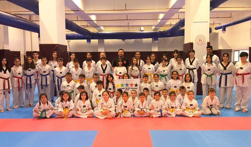 Yamaner Spor Kulübü’nde Kuşak Terfi Coşkusu Yaşandı