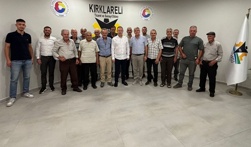 Kırklareli TSO'dan Tarımsal Kalkınma Kooperatifine Destek