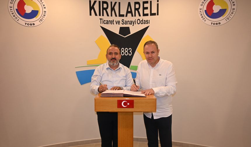 Kırklareli TSO ile TRAKYAKA Arasında Dönüşüm Protokolü İmzalandı