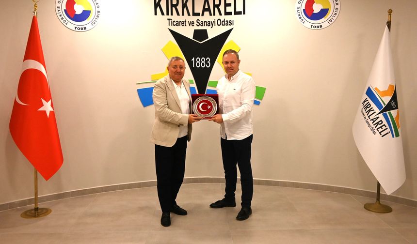 Kırklareli TSO'da İlaç Sanayisi ve Yatırım Görüşmesi