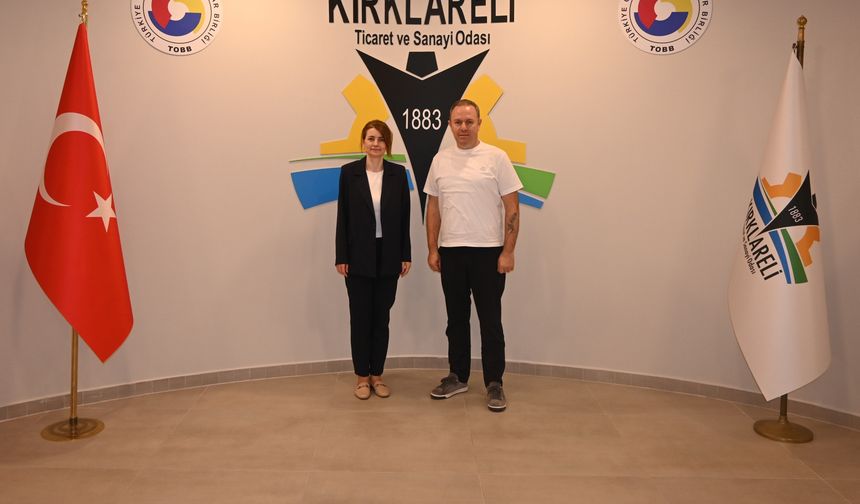 İl Sivil Toplumla İlişkiler Müdürü Aydın, Kırklareli TSO'yu Ziyaret Etti