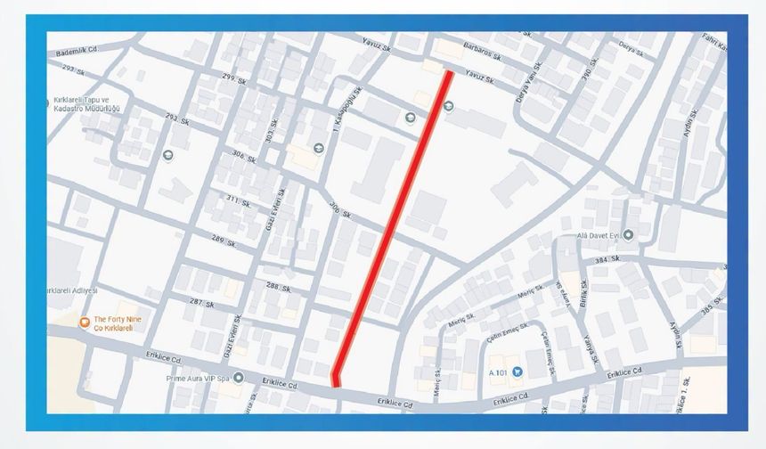 Sokak Trafiğe Kapatılacak