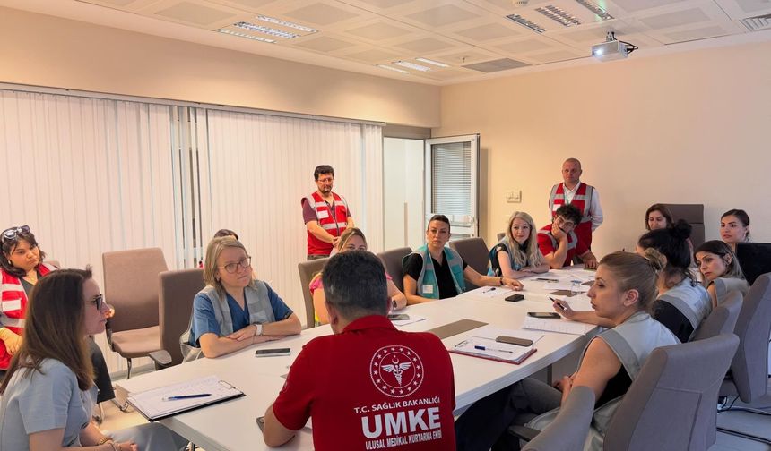 Babaeski Devlet Hastanesi’nde HAP Tatbikatı Yapıldı