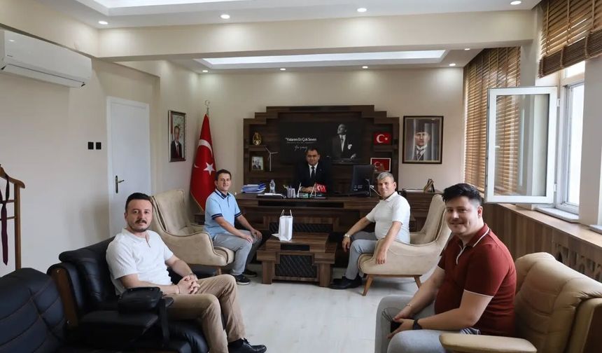 Sergenliler Derneği’nden Kaymakam Balaban’a Ziyaret
