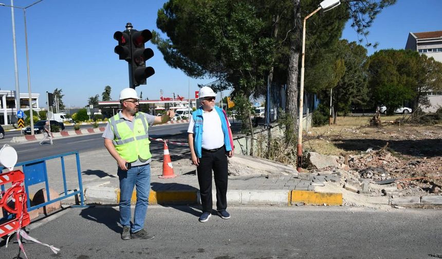 Başkan Gerenli Sahadaki Yatırımları İnceledi