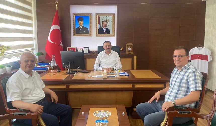 Kaymakam Özderin'e Eğitim Ziyareti