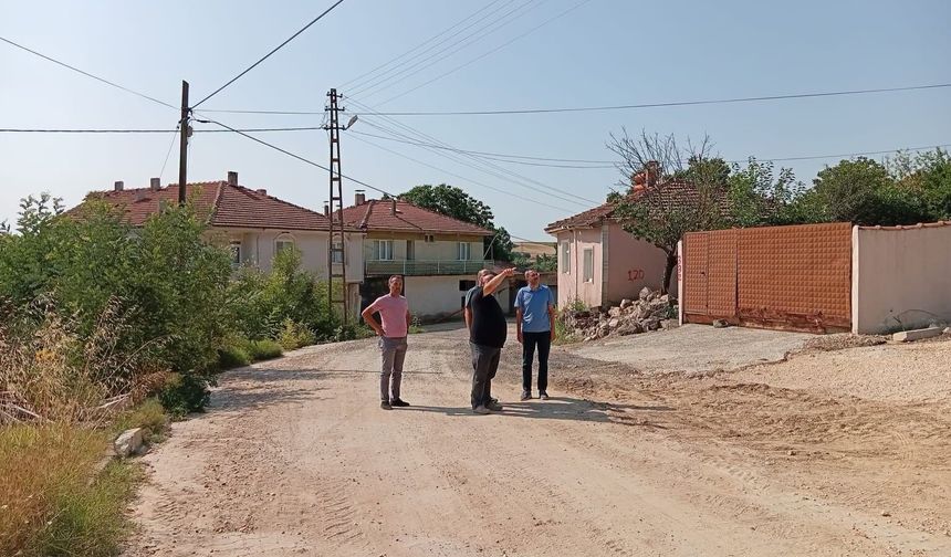 Kaymakam Özderin, Ataköy'deki Kanalizasyon Yatırımını İnceledi