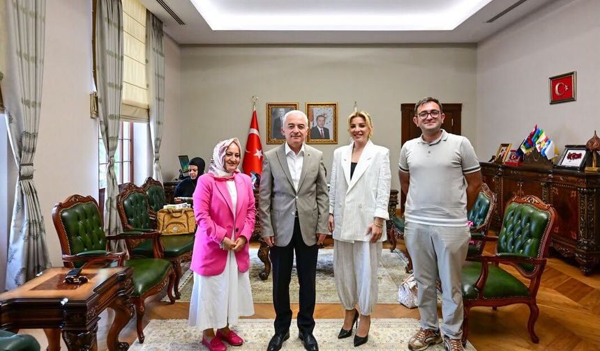 Vali Uğur Turan, Konuklarını Makamında Ağırladı