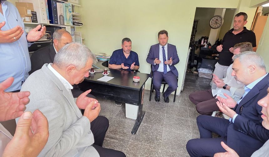 Başkan Talay'dan Esenel Ailesine Taziye Ziyareti