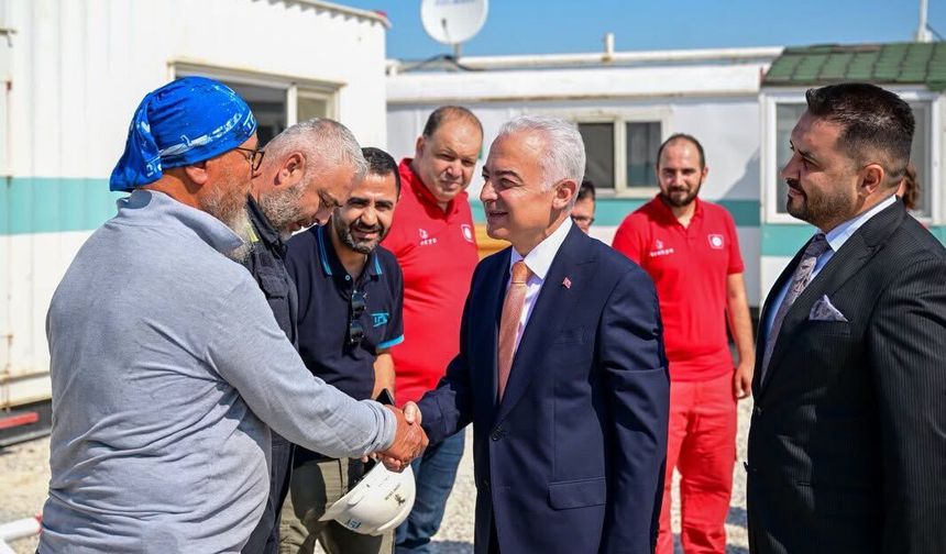 Vali Turan, Alacaoğlu Ergene-1 Kuyusu'nda İncelemelerde Bulundu