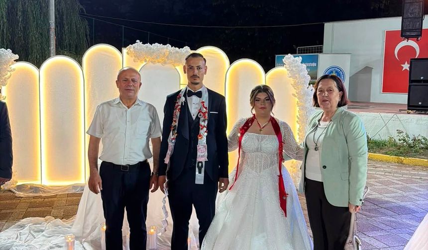 Başkan Çamlıca Düğün Merasimine Katıldı