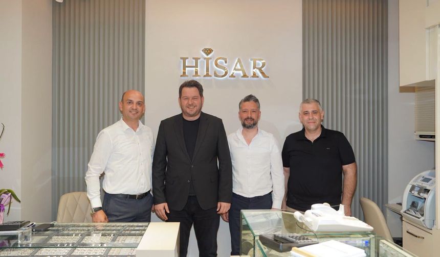Başkan Talay'dan Hisar Kuyumculuk'a Ziyaret