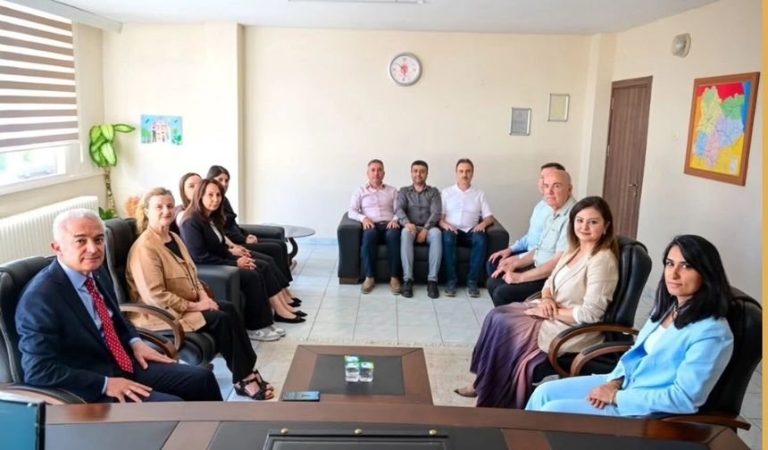 Vali Turan'dan İl Müdürü Kumaş'a Ziyaret