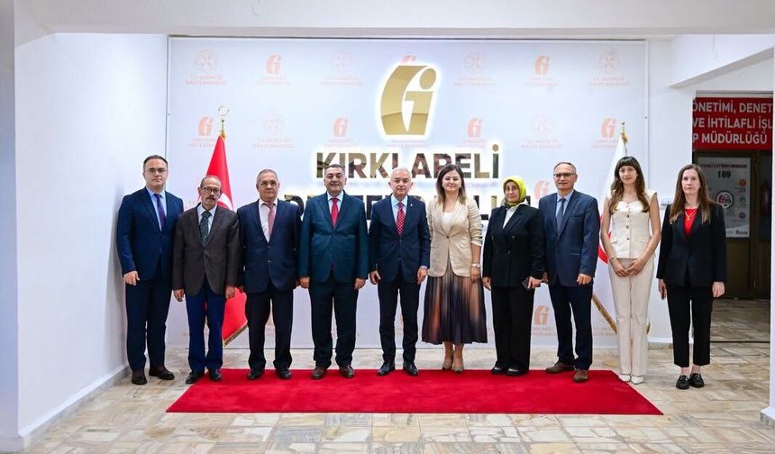 Vali Turan'dan Defterdarlığa Hayırlı Olsun Ziyareti